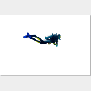 Diver Posters and Art